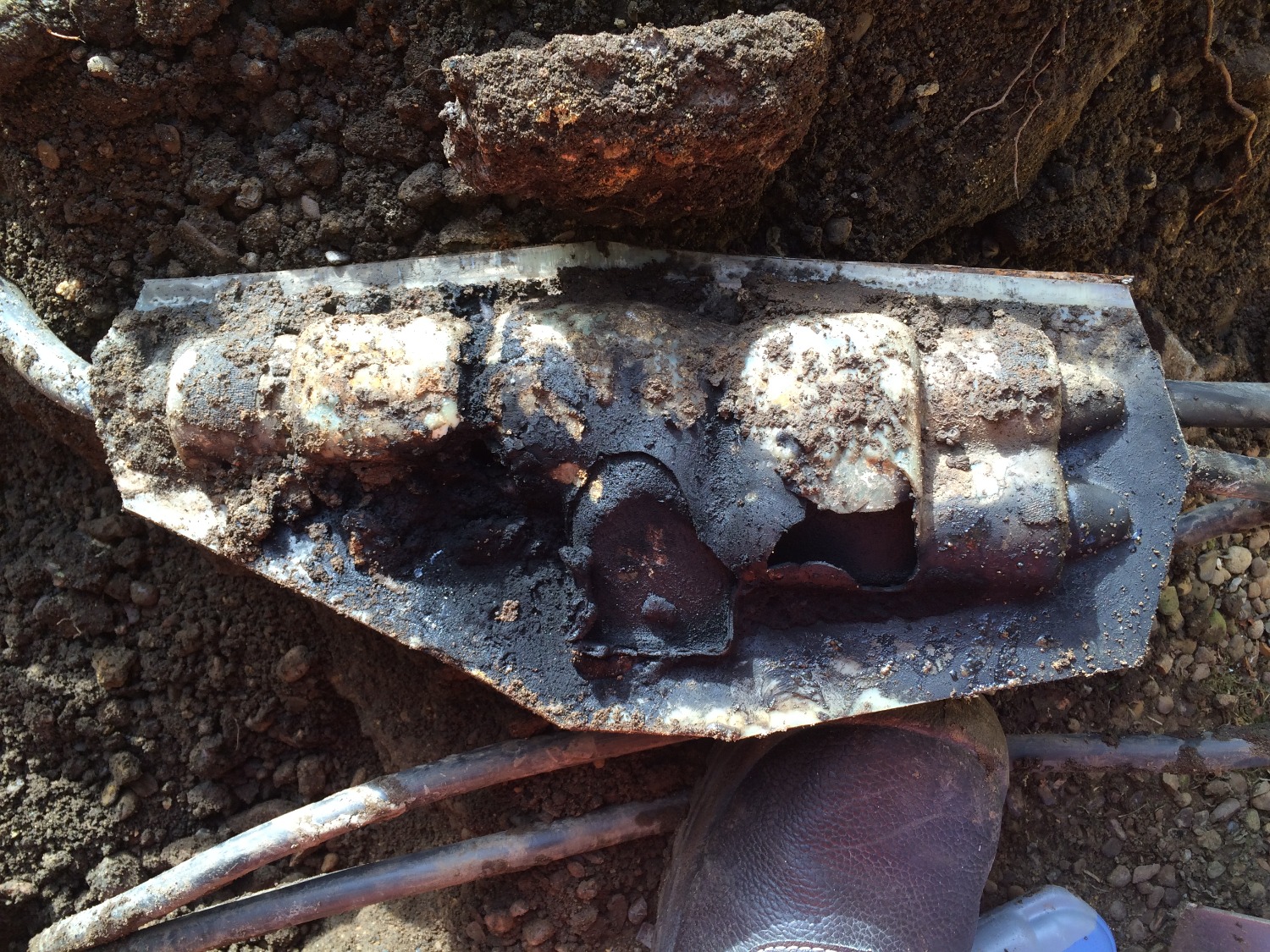 Cable fault location work